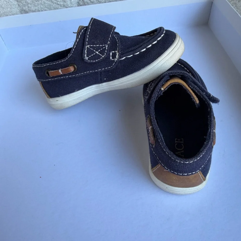 Place Kids Dark Blue Moccasins